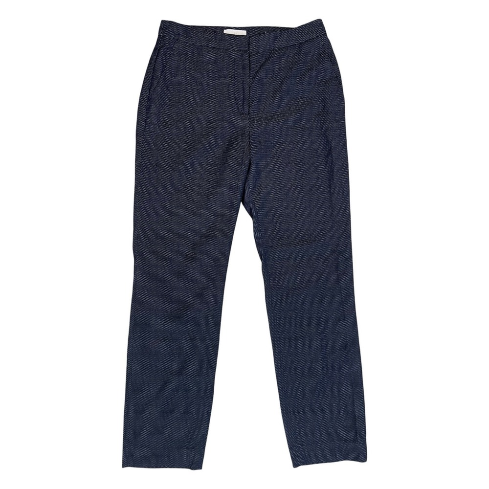H&M Women's Polkadot Dress Pants Size 4 Dark Blue